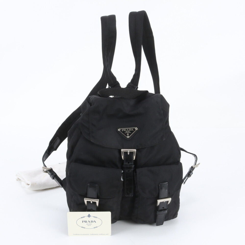 Prada Tessuto Nylon Backpack with White Tag (B6677) - Women's & Men's